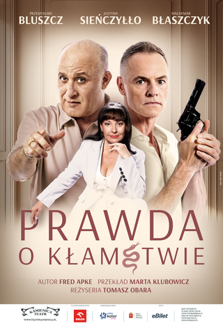 Performance l plakat prawda o klamstwie 4